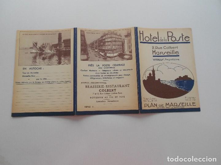 Folletos de turismo: hotel de la poste , marseille, plan de marseille - Foto 5