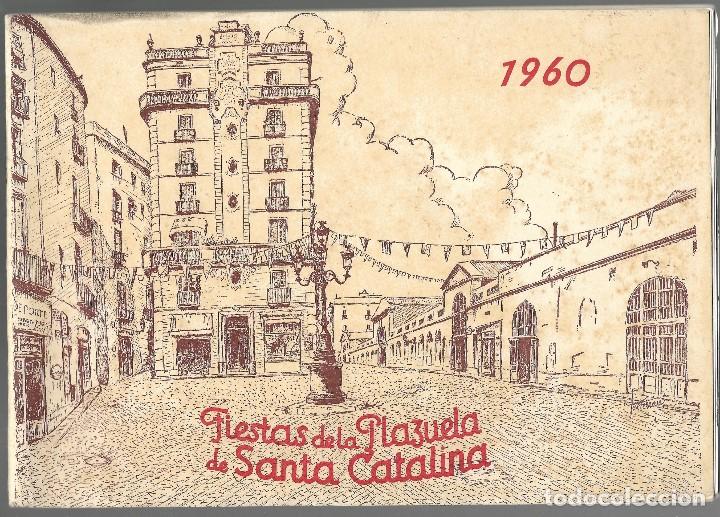 Folhetos de turismo: PROGRAMA DE FIESTAS DE LA PLAZUELA DE SANTA CATALINA, BARCELONA 1960