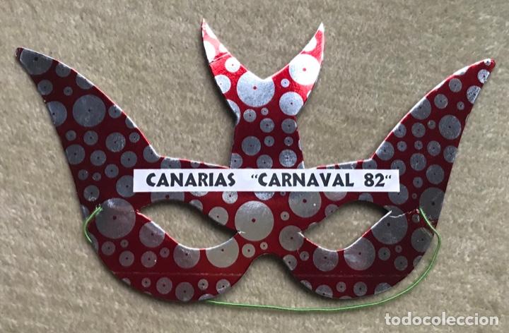 Tourismusbrosch&uuml;ren: Antifaz del Carnaval de Canarias 1982 - Gentileza de Casa Portuguesa (Santa Cruz de Tenerife)
