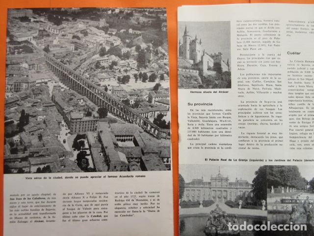 Travel Brochures: ARTICULO 1970 - SEGOVIA PRECIOSAS FOTOS DE LA EPOCA - 7 PAGINAS - CUELLAR COCA SEPULVEDA