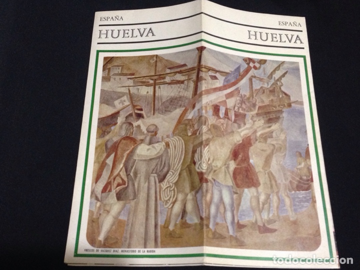 Travel Brochures: Folleto turistico-Huelva,Espa&ntilde;a,creo que es de los a&ntilde;os 60 o 70.