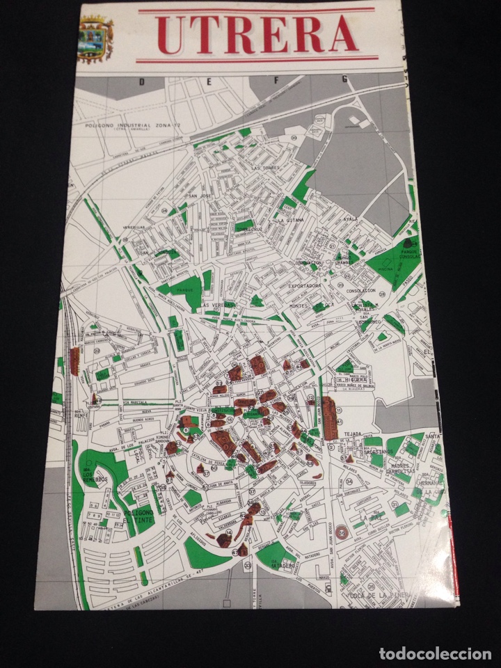 Travel Brochures: Plano de utrera,a&ntilde;os 90.