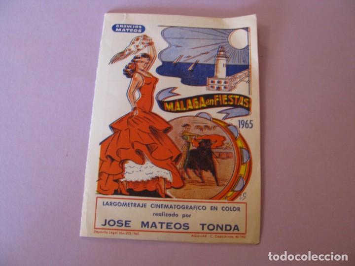 Tourismusbrosch&uuml;ren: M&Aacute;LAGA EN FIESTAS. 1965 ANUNCIOS MATEOS.