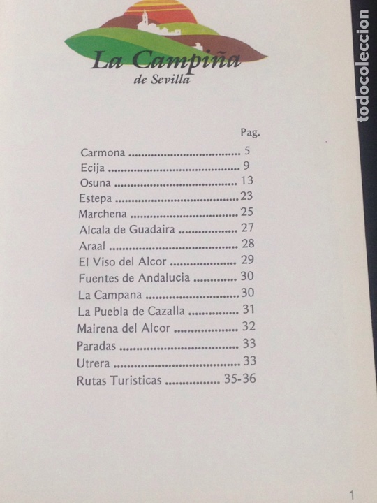 Folletos de turismo: La Campi&ntilde;a de Sevilla. - Foto 2