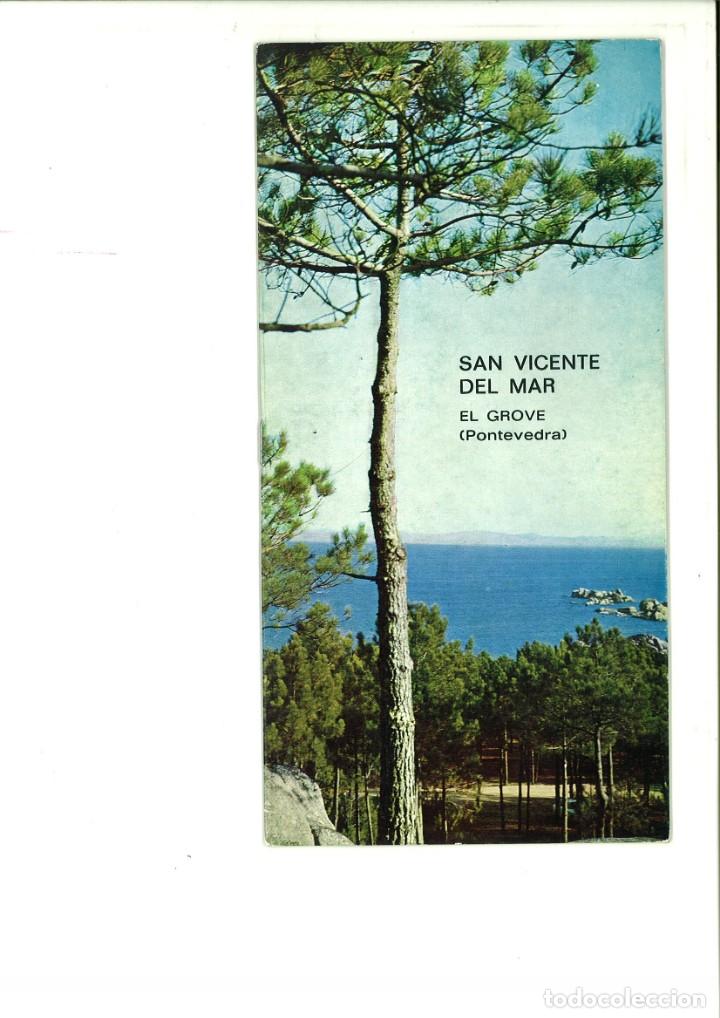 Folletos de turismo: SAN VICENTE DEL MAR. EL GROVE (PONTEVEDRA). URBANIZACIONES MAR&Iacute;TIMAS, S.A.
