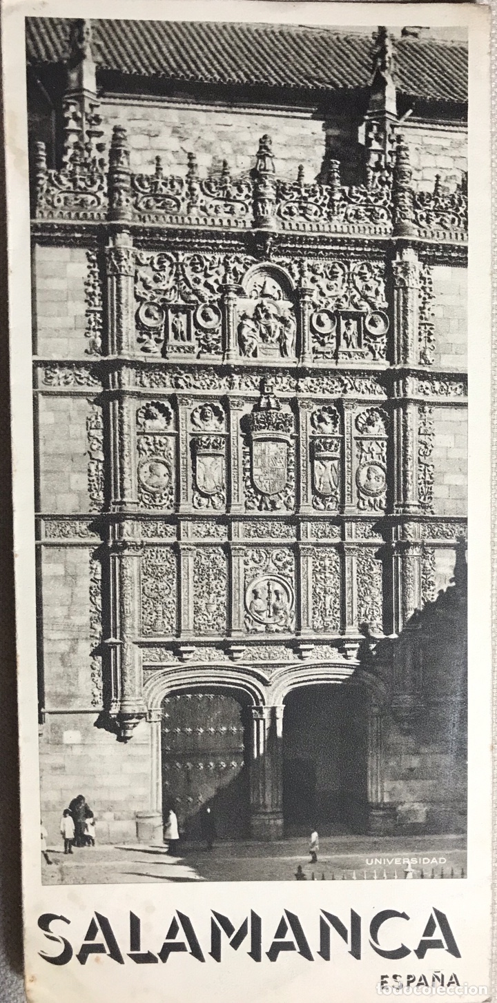 Folletos de turismo: SALAMANCA - A&ntilde;os 40 - Folleto turistico (Tr&iacute;ptico)
