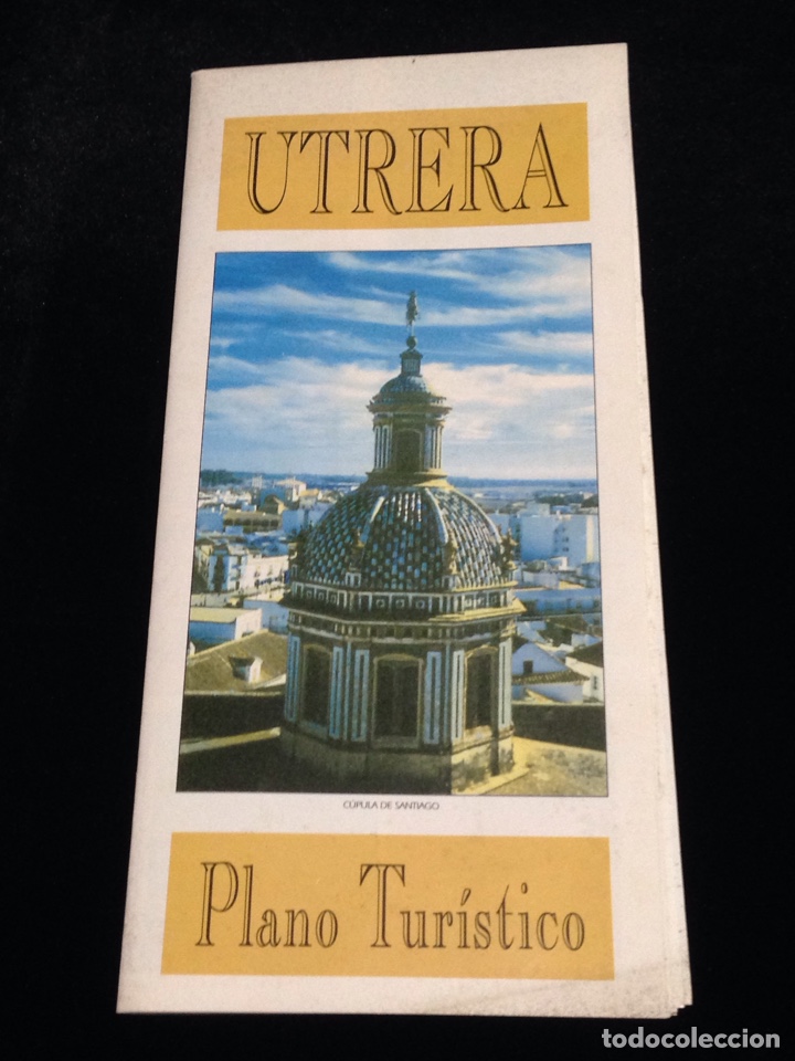 Folletos de turismo: Plano turistico de Utrera,1994. - Foto 1