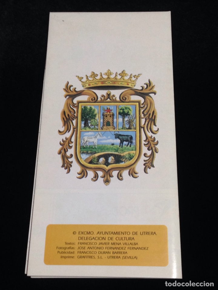 Folletos de turismo: Plano turistico de Utrera,1994. - Foto 3