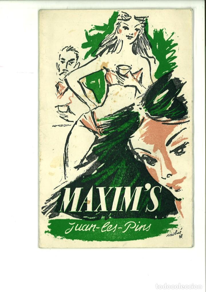 Brochures de tourisme: MAXIM'S. JUAN-LES-PINS