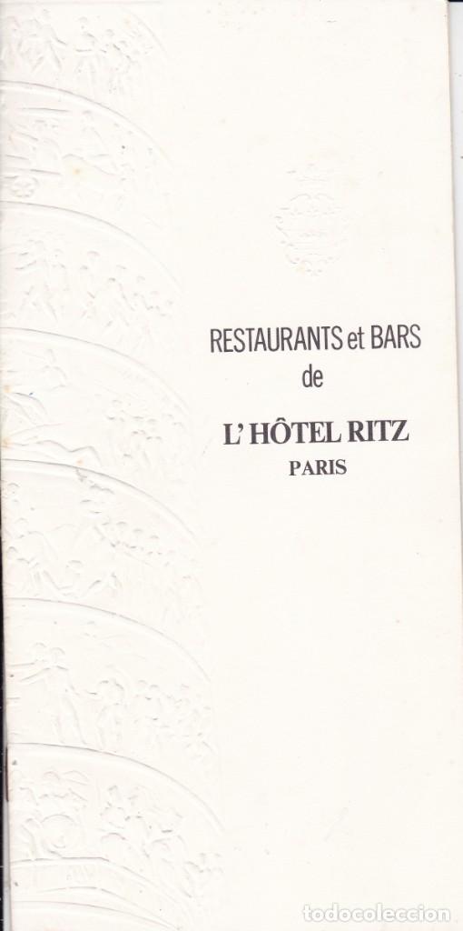 Travel Brochures: Restaurants et Bars de L'Hotel Ritz Paris Francia ver fotos adicionales.