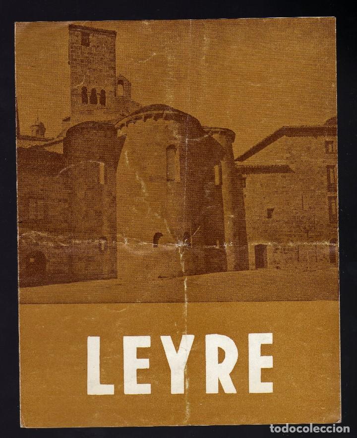 Folletos de turismo: ANTIGUO TR&Iacute;PTICO DE LA ABAD&Iacute;A DE SAN SALVADOR DE LEYRE &middot; Peso: 11 Gramos