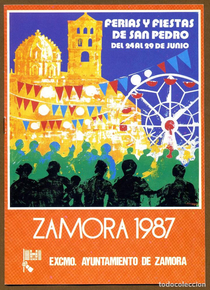 Travel Brochures: ZAMORA FERIA Y FIESTAS DE SAN PEDRO 1987
