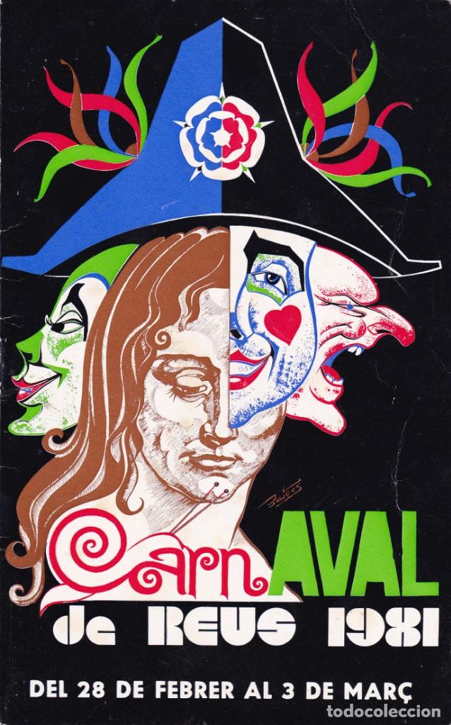 Folletos de turismo: Programa Carnaval Reus 1981 - Foto 1