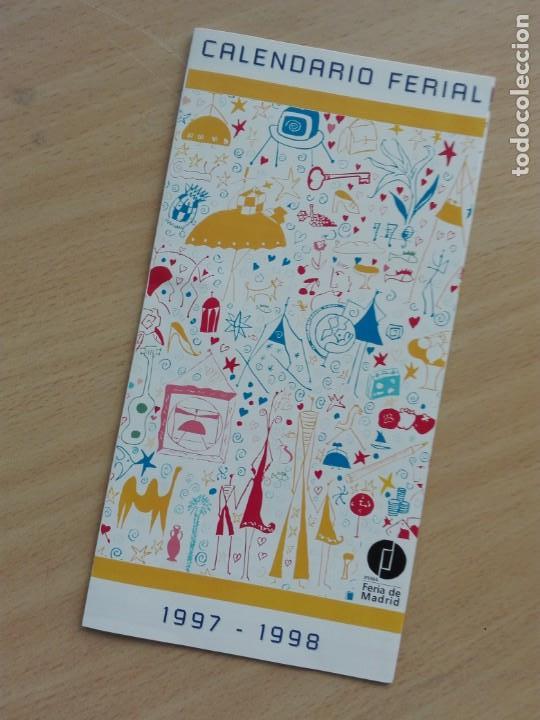 Travel Brochures: FOLLETO 1997-1998 - FERIA DE MADRID - CALENDARIO FERIAL