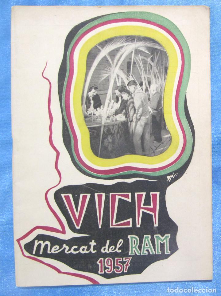 Tourismusbrosch&uuml;ren: VICH. MERCAT DEL RAM, 1957.