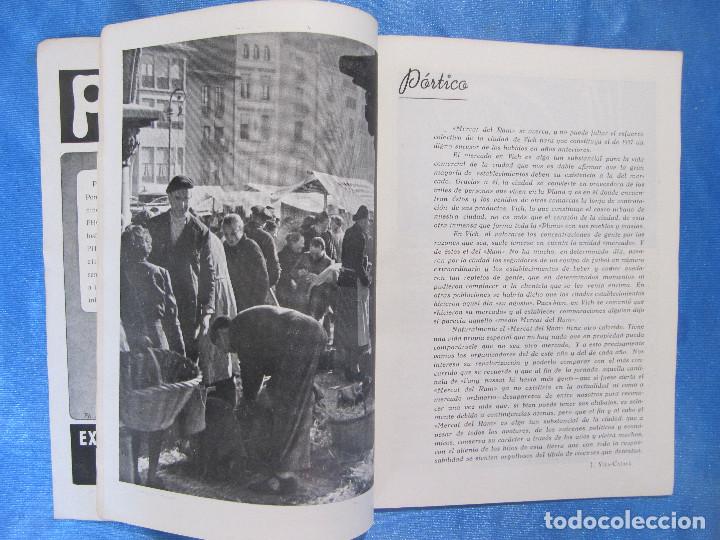 Folletos de turismo: VICH. MERCAT DEL RAM, 1957. - Foto 3