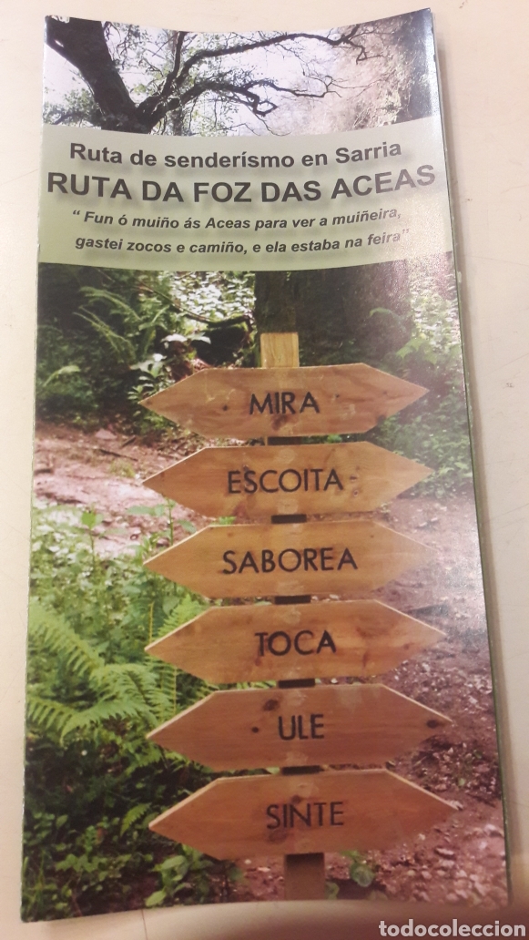 Tourismusbrosch&uuml;ren: Sarria Lugo Ruta de Senderismo Ruta da Foz das Aceas