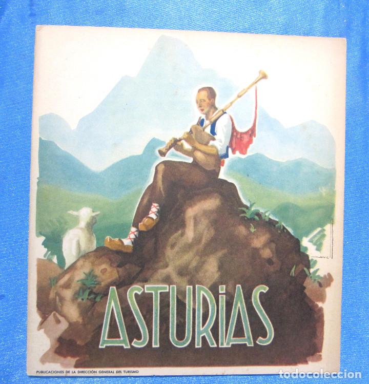 Brochures de tourisme: ASTURIAS. PUBLICADO POR LA DIRECCI&Oacute;N GENERAL DE TURISMO DE ESPA&Ntilde;A EN CASTELLANO, S/F.