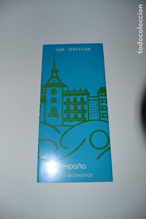Folhetos de turismo: FOLLETO INFORMATIVO DE SAN SEBASTIAN