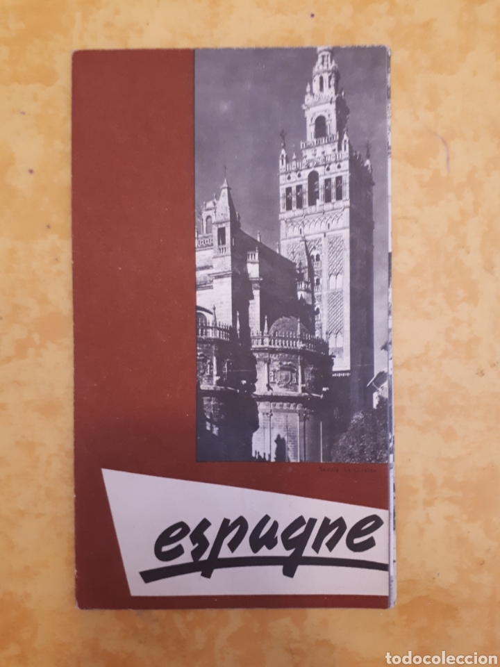 Travel Brochures: Folleto turismo desplegable con mapa Espagne Espa&ntilde;a en franc&eacute;s