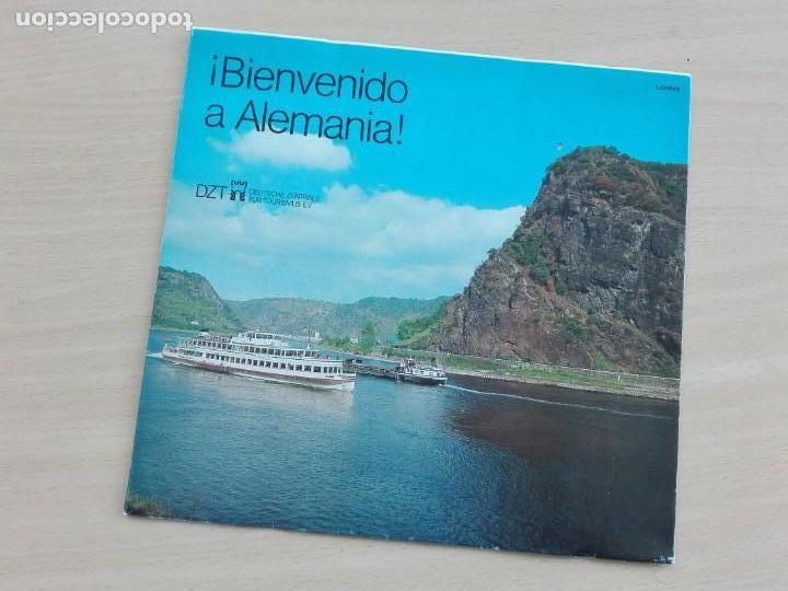 Travel Brochures: FOLLETO 1989 DESPLEGABLE - BIENVENIDO A ALEMANIA - MAPA - 50GR