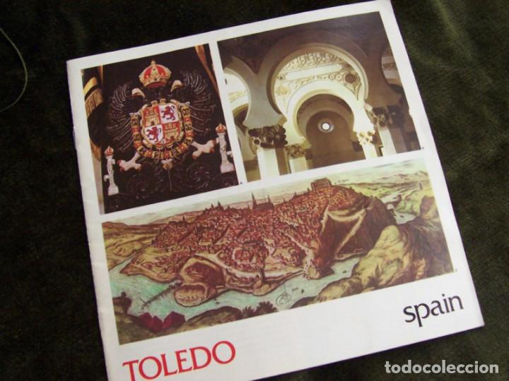 Folletos de turismo: Toledo- folleto turismo, en ingl&eacute;s, a&ntilde;o 1984