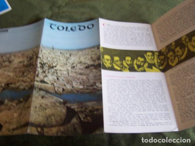 Folletos de turismo: Toledo. Folleto turismo, en ingl&eacute;s, c1970