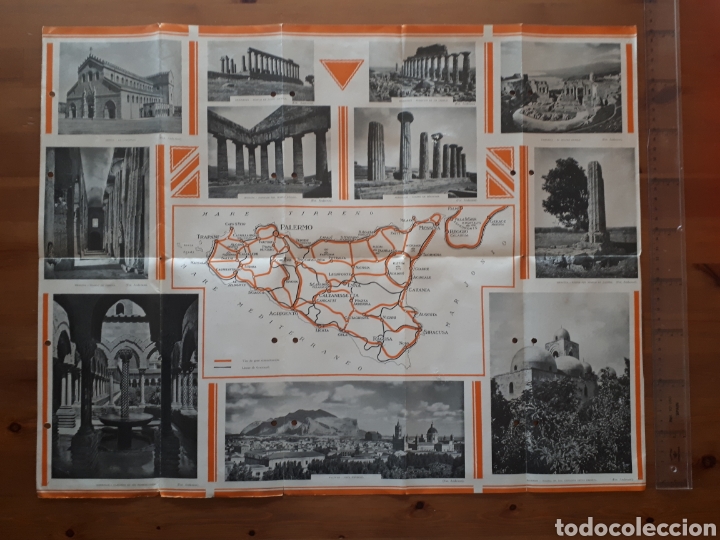 Tourismusbrosch&uuml;ren: Folleto desplegable turismo Sicilia.