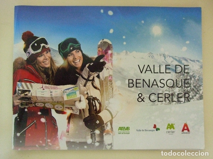 Folletos de turismo: VALLE DE BENASQUE & CERLER GU&Iacute;A TUR&Iacute;STICA 2014 FOLLETO PROMOCIONAL MONTA&Ntilde;A PIRINEO HUESCA ARAG&Oacute;N