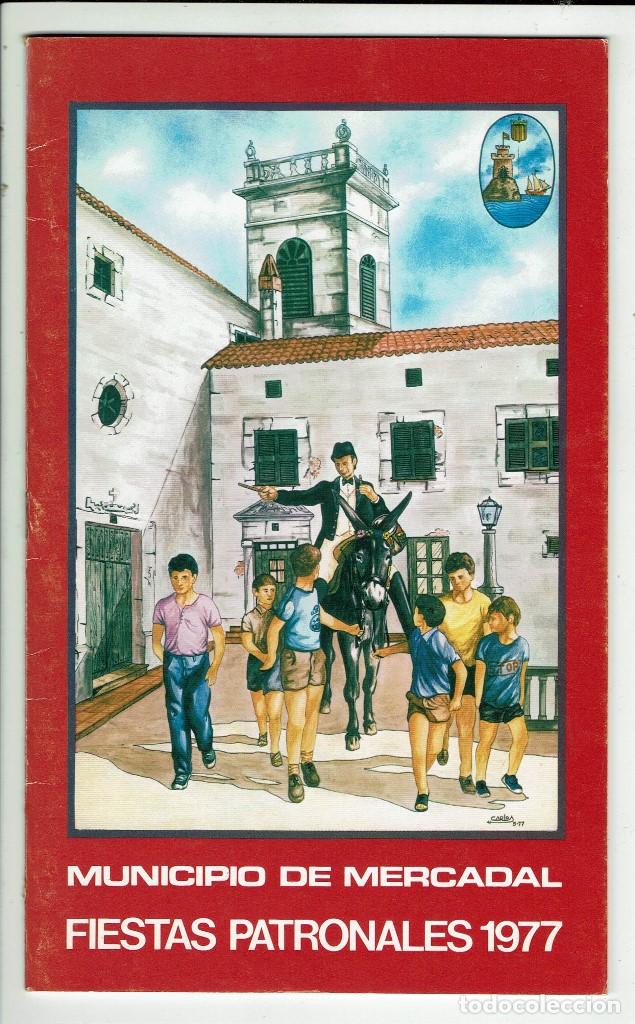 Travel Brochures: FIESTAS PATRONALES. MERCADAL. 1977. (MENORCA.15.7)