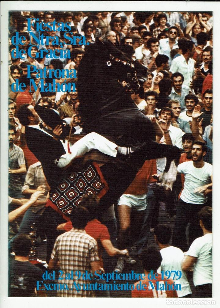 Travel Brochures: FIESTAS DE NUESTRA SE&Ntilde;ORA DE GRACIA PATRONA DE MAH&Oacute;N 1979 (MENORCA.15.7)