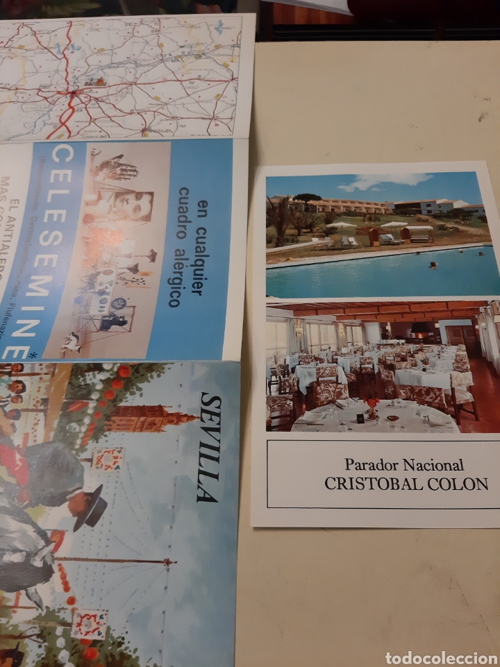 Tourismusbrosch&uuml;ren: Sevilla Parador Crist&oacute;bal col&oacute;n medicamento laboratorios Essez