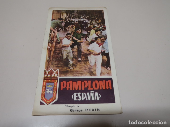 Folletos de turismo: Pamplona. Precios localidades corridas San Fermin, a&ntilde;o 1958