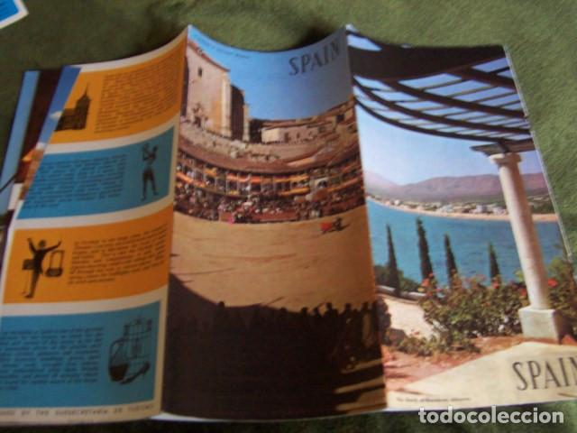 Folletos de turismo: Folleto turismo Espa&ntilde;a (en ingl&eacute;s c1970)