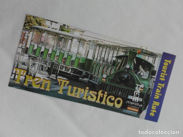 Travel Brochures: FOLLETO HOJA 2000&rsquo;S - TREN TURISTICO MELILLA - FERROCARRIL AUTOMOVIL
