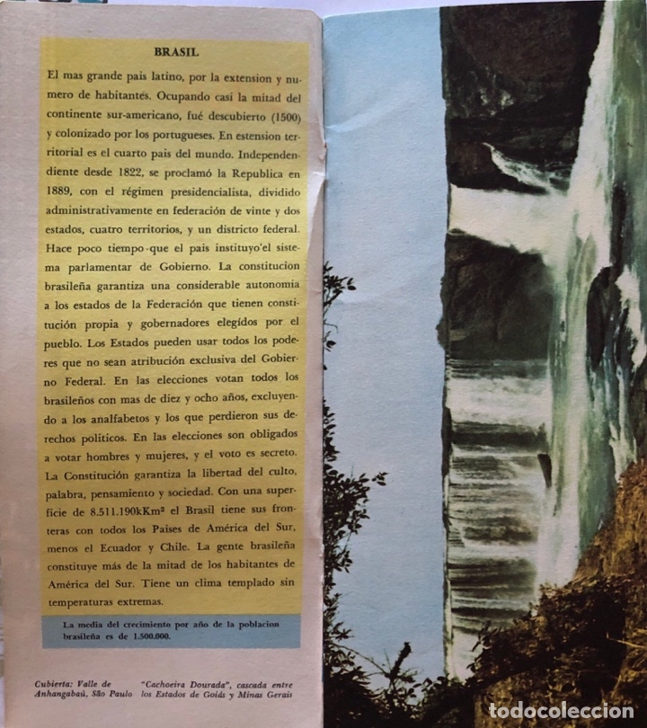 Folleto Turistico Ilustrado Brasil Ano 1962 Comprar Folletos De Turismo Antiguos En Todocoleccion