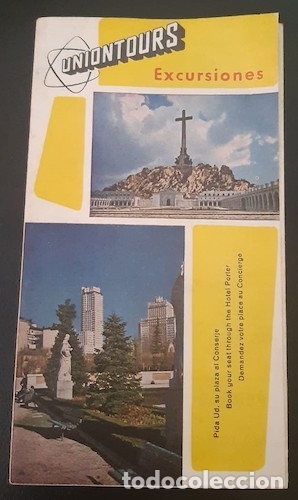Brochures de tourisme: FOLLETO UNIONTOURS EXCURSIONES, DE MADRID
