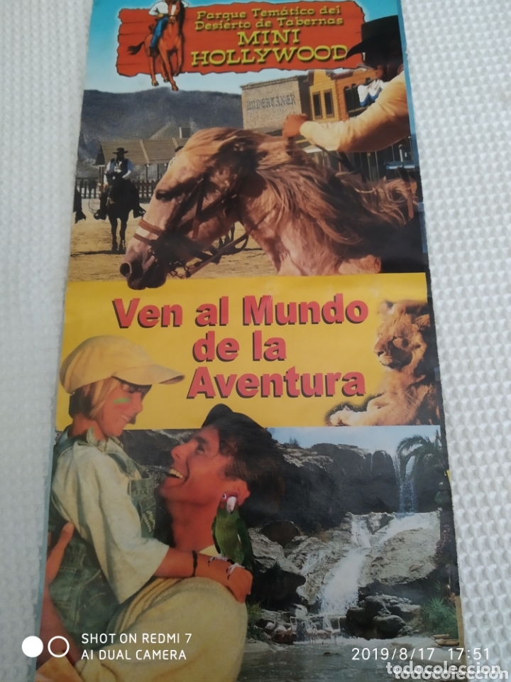 Folletos de turismo: Parque tem&aacute;tico mini Hollywood - Foto 1