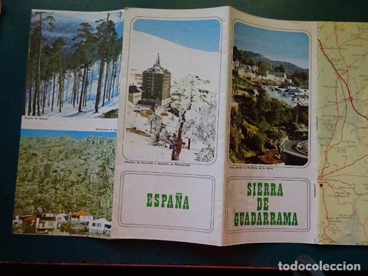 Brochures de tourisme: FOLLETO TUR&Iacute;STICO. MINISTERIO TURISMO. A&Ntilde;O 1969. SIERRA DE GUADARRAMA, MADRID
