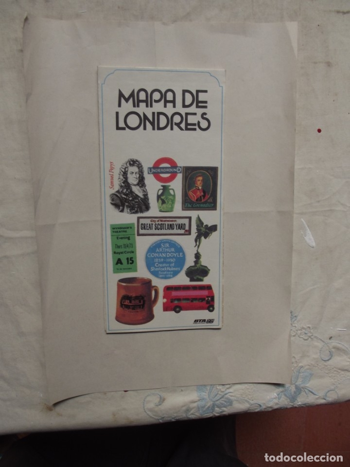 Folletos de turismo: MAPA DE LONDRES - Foto 1