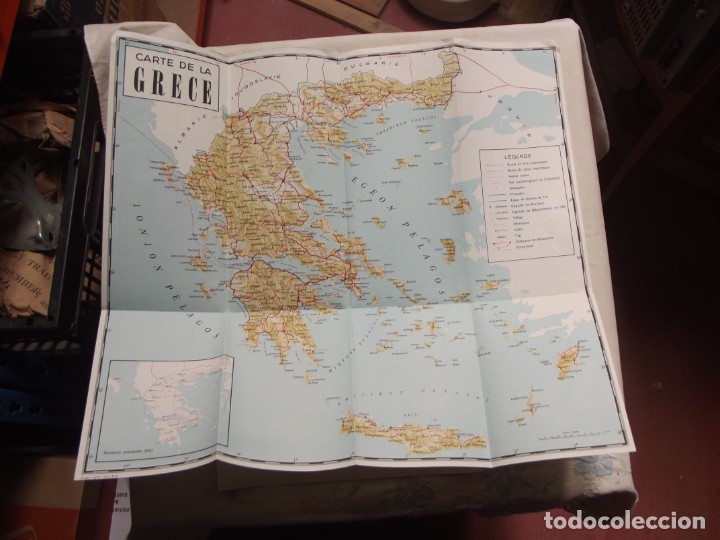 Folletos de turismo: CARTE DE LA GRECE E-O-T - Foto 2