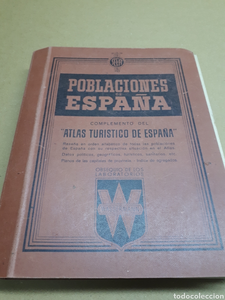 Tourismusbrosch&uuml;ren: Poblaciones de Espa&ntilde;a complemento del Atlas Turistico