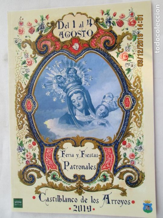 Brochures de tourisme: CASTILBLANCO DE LOS ARROYOS , PROGRAMA DE FERIAS Y FIESTAS PATRONALES AGOSTO 2019