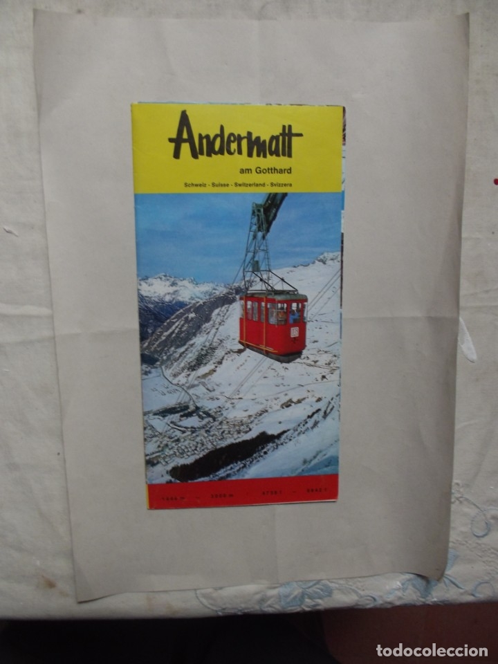 Travel Brochures: ANDERMATT SCHWEIZ,SUISSE, SWITZERLAND, SVIZZERA