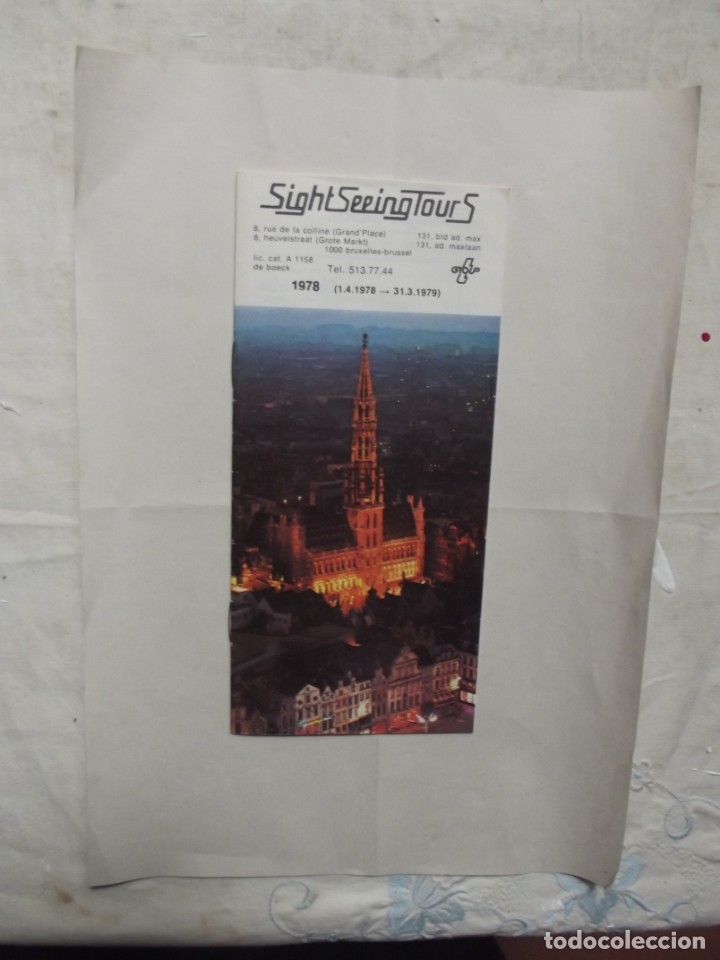 Folletos de turismo: SIGHTSEEEINGTOURS 1978 - Foto 1