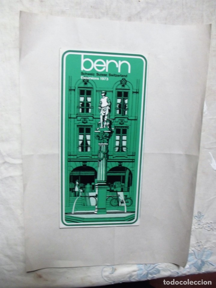 Folletos de turismo: BERN SUISSE EXCURSIONS 1973 - Foto 1