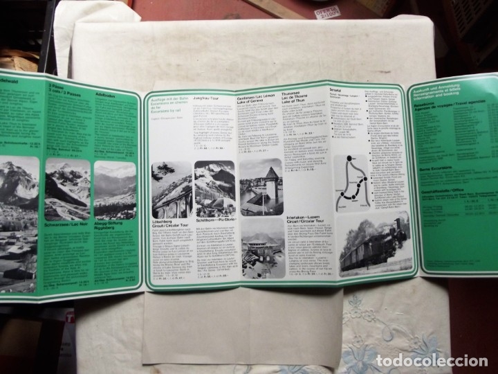 Folletos de turismo: BERN SUISSE EXCURSIONS 1973 - Foto 3