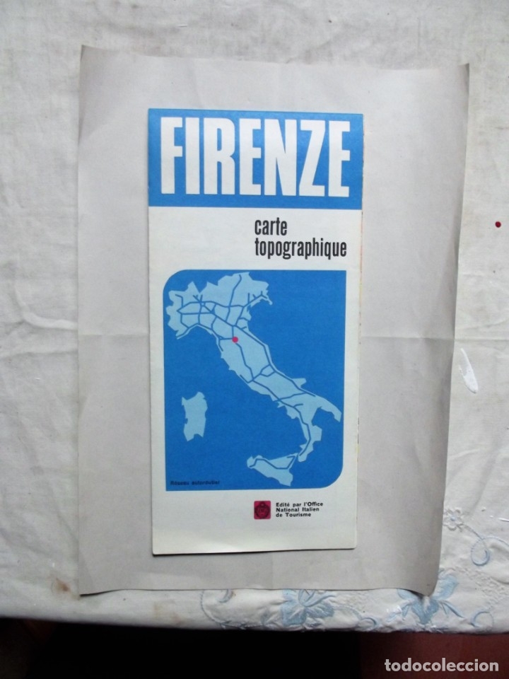 Travel Brochures: FIRENZE  CARTE TOPOGRAPHIQUE