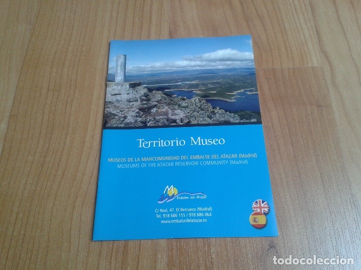 Tourismusbrosch&uuml;ren: Folleto -- Museos de la Mancomunidad -- Embalse del Atazar -- El Berrueco, Madrid