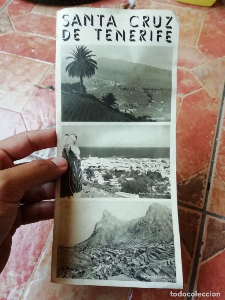 Tourismusbrosch&uuml;ren: Antigua guia folleto turismo Santa Cruz de Tenerife Islas Canarias